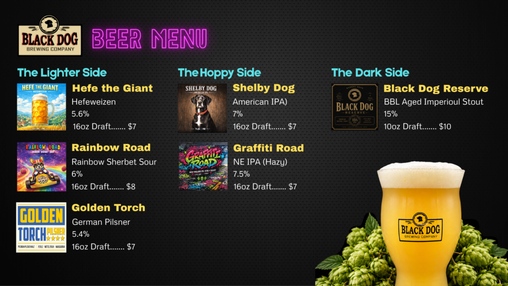 fletcher digital menu